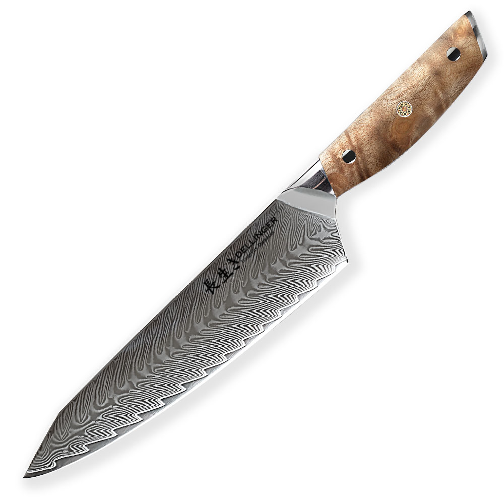 Nůž Gyuto/Chef Kiritsuke 215 mm Dellinger Longevity Damascus Edition