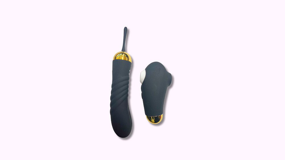 Sada tlakové pomůcky a pulzátoru Pleasurix Duo 2in1